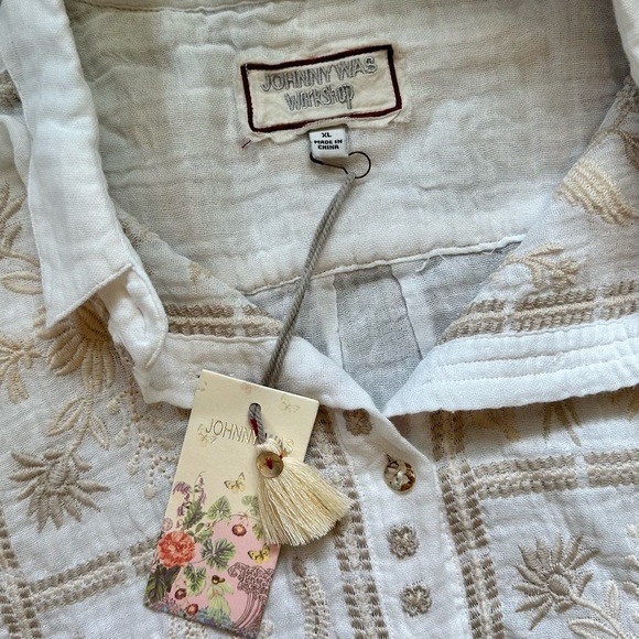 NWT Johnny Was Alberte Oversized Shirt [H3R] - Picture 7 of 12